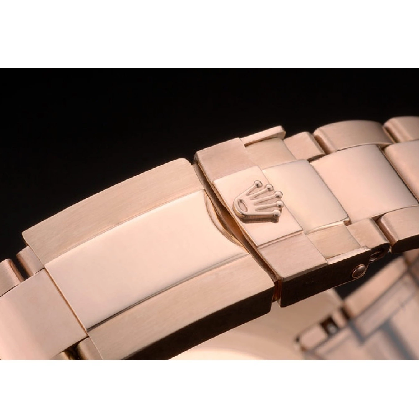 MiroTime 0801 Rolex Daytona Ion Plated Tachymeter Rose Gold Strap Rose Gold Dial 80244
